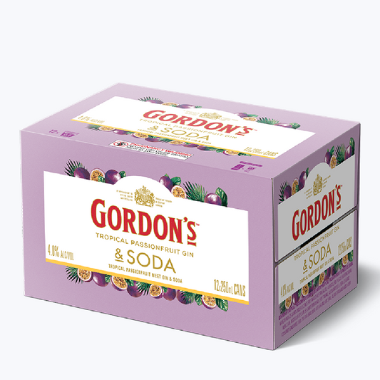 Gordon's Passionfruit 12pk Cans 250ml