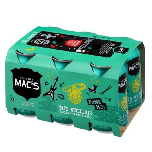 Mac's Mid Vicious 330ml Can 6pk