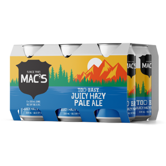 Mac's Too Easy (Hazy Pale Ale) 330ml Can 6pk