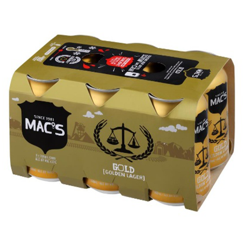 Mac's Gold 330ml Can 6pk