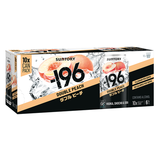 Suntory -196 Double Peach 6% 10 can pack