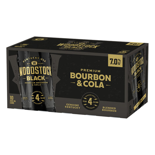 Woodstock Black 7% 10 x 250ml Cans
