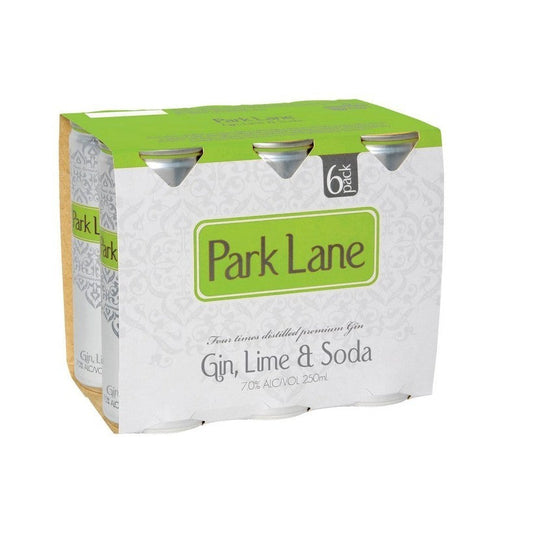 Park Lane Gin Lime & Soda 4x6pk