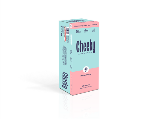 Cheeky Hard Iced Tea - Raspberry 5% 10pk