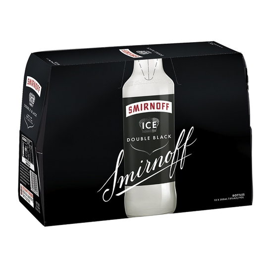 Smirnoff Double Black 10pk Btls