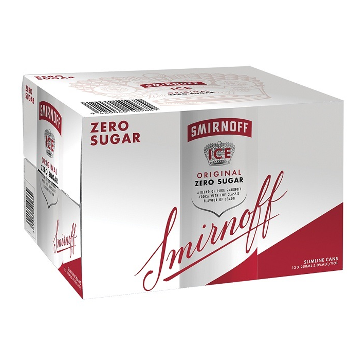 Smirnoff Ice Lemon & Zero Sugar 5% 12pk Cans