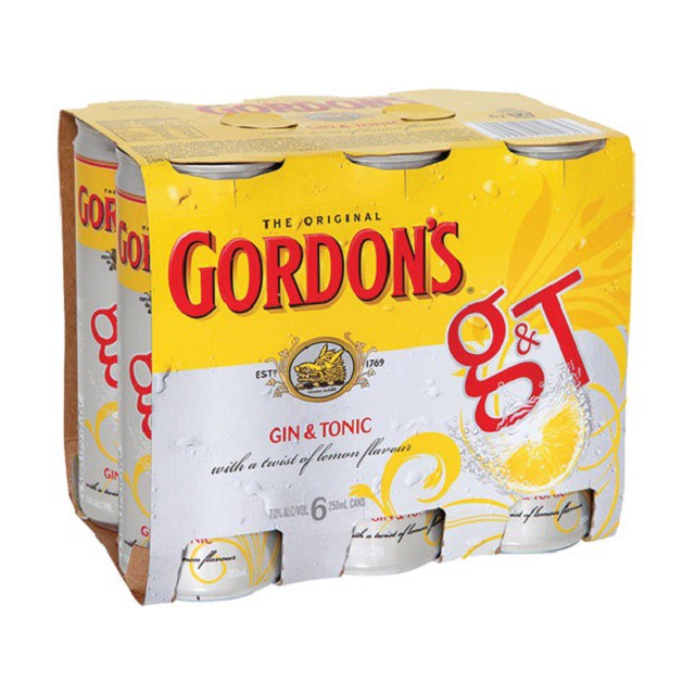 Gordon's Gin & Tonic 6 Pk Can