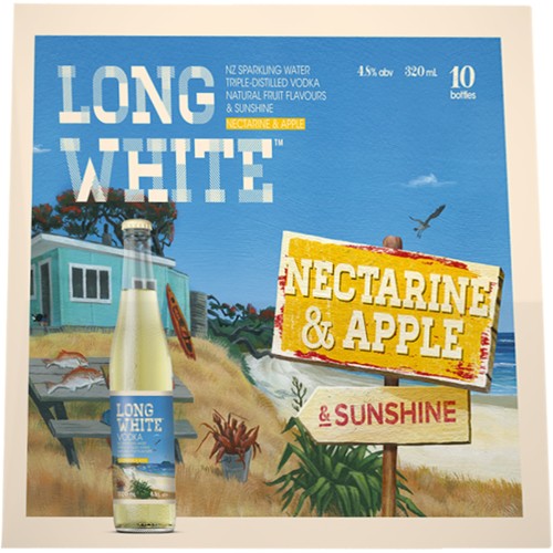 Long White Nectarine & Apple 10pk Btls